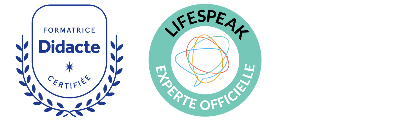 Logo didacte + lifespeak - unique coaching - Geneviève Dicaire Logo didacte + lifespeak - unique coaching - Geneviève Dicaire
