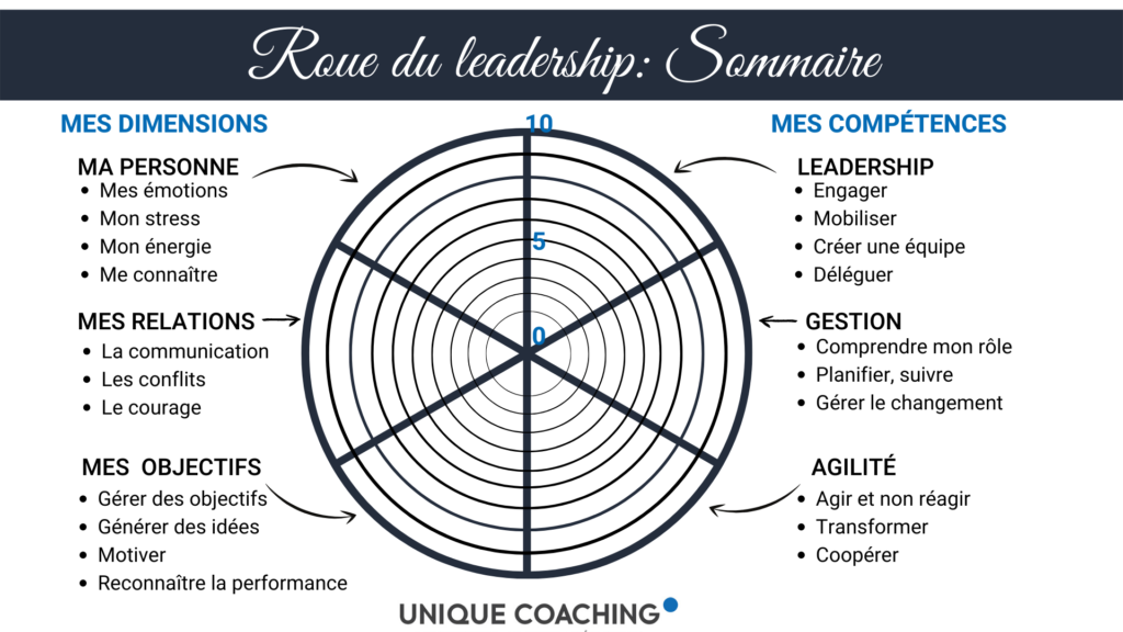 roue du leadership