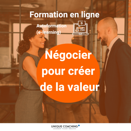 Auto-formation: Négocier pour créer de la valeur