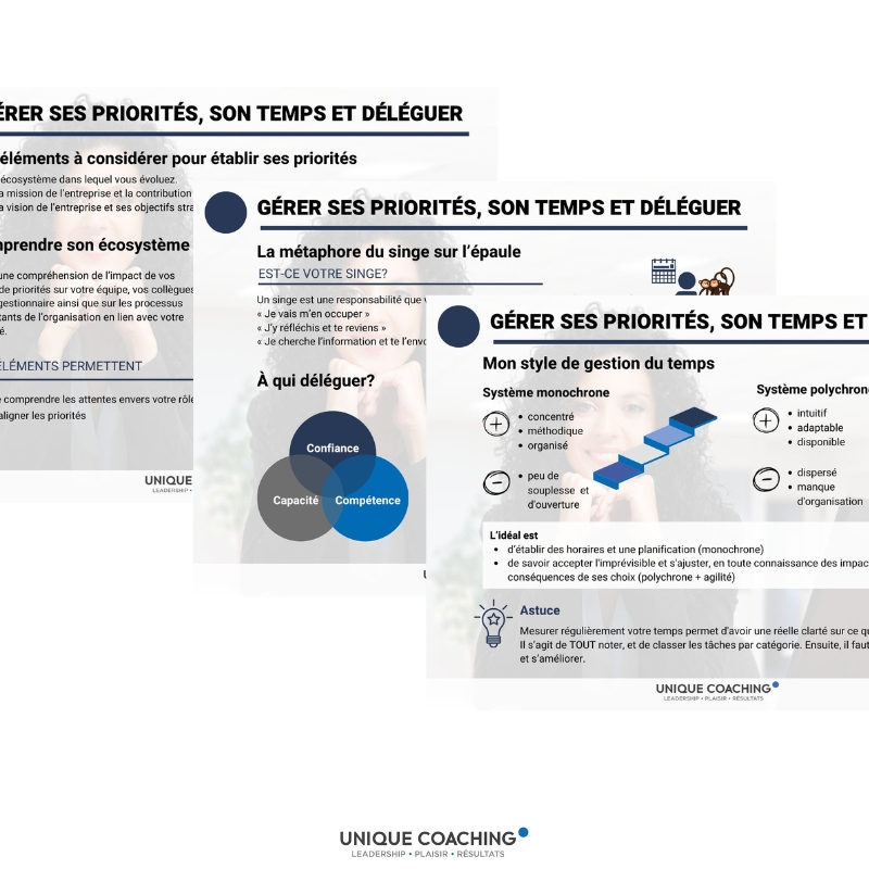 formation gestion du temps et des priorités et délégation